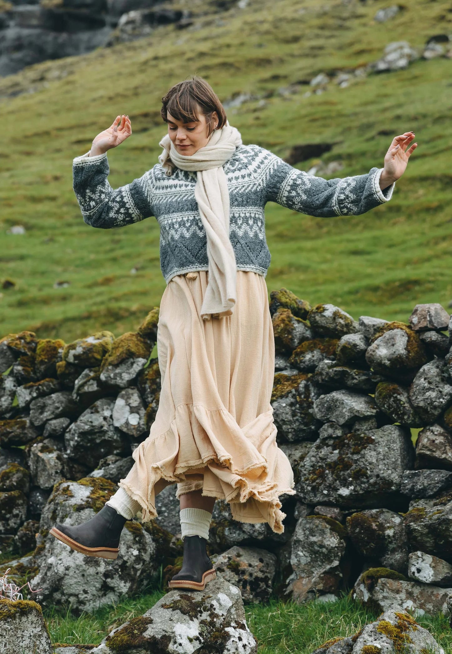 Gry Chelsea Boot, Bison, Nature Footware