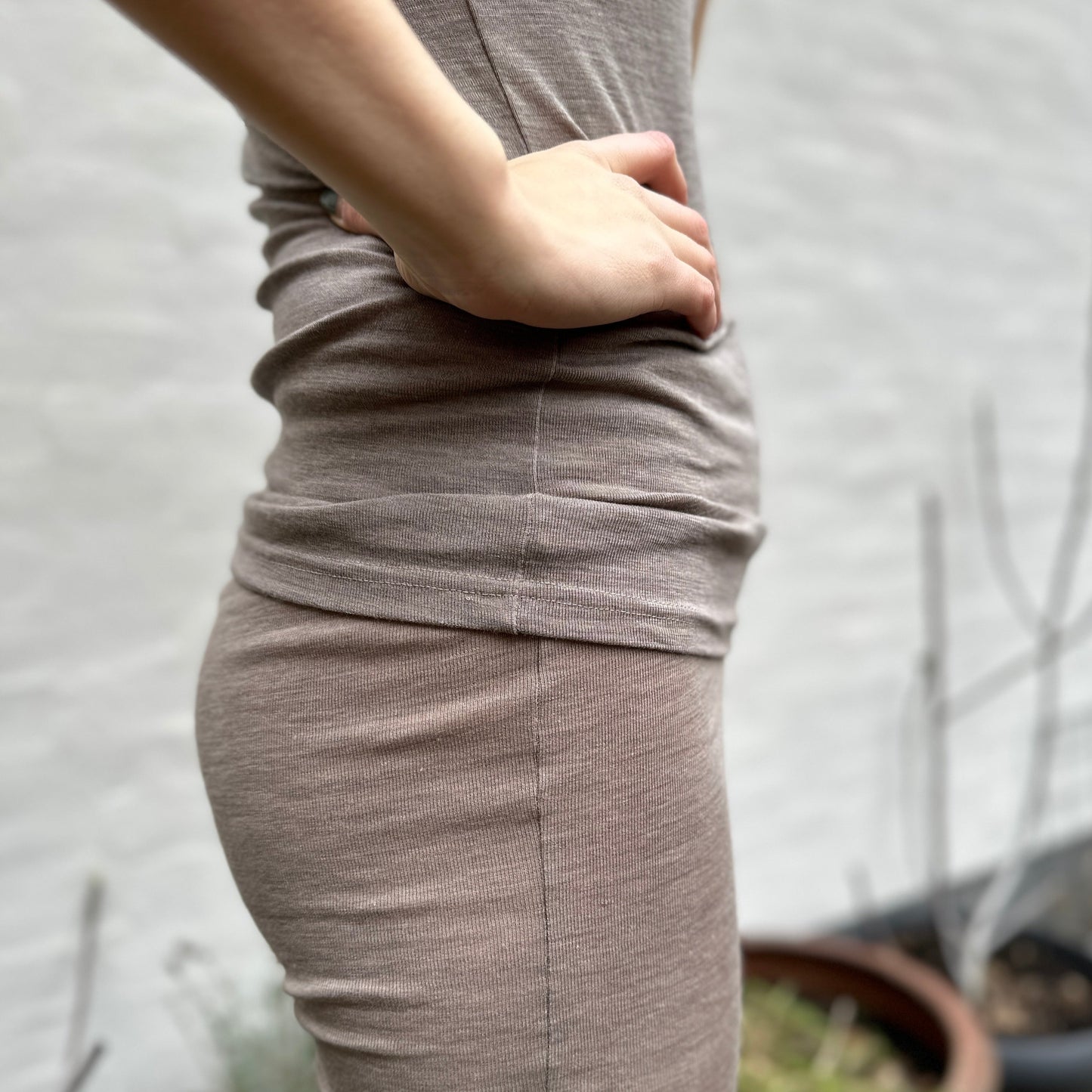 Leggings (nature) wool/silk