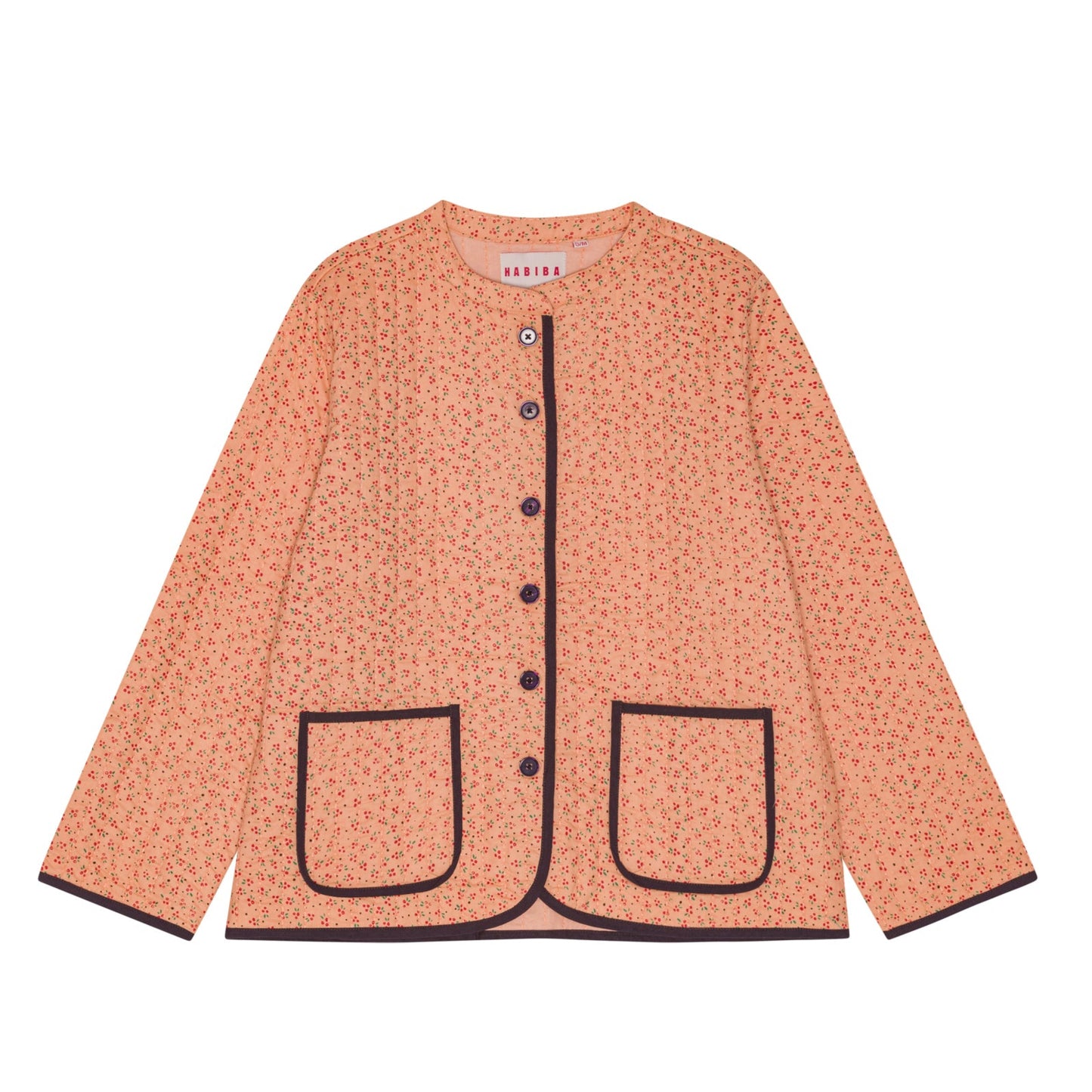 Quilted Jacket (petite berry)