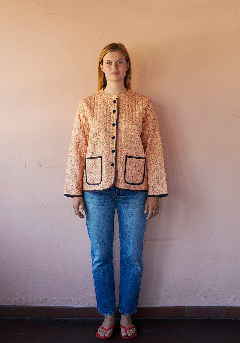 Quilted Jacket (petite berry)