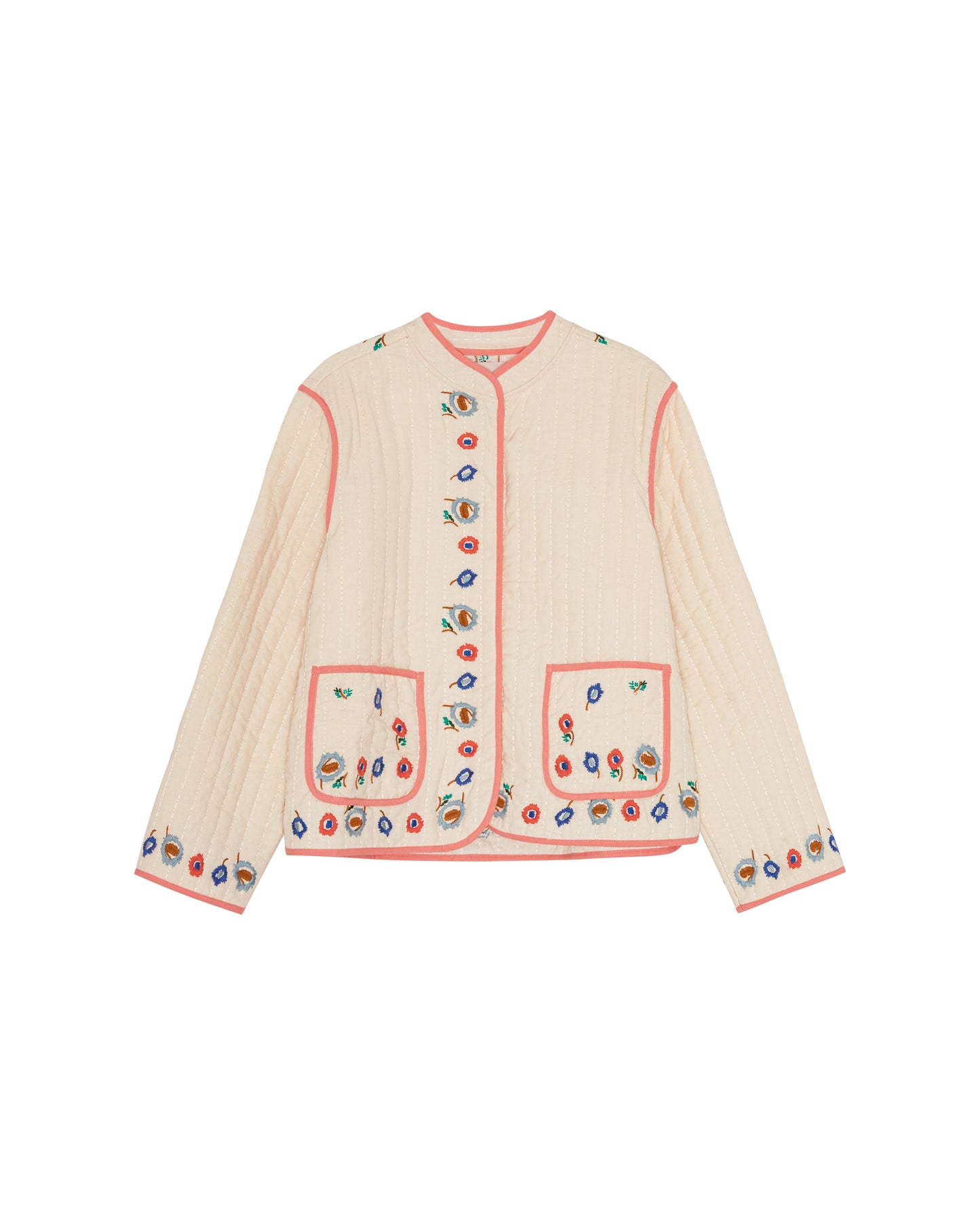 Quilted Jacket Flora, Vanilla, Habiba