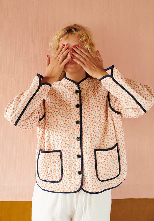 Quilted Jacket New Dawn, Berry, Habiba