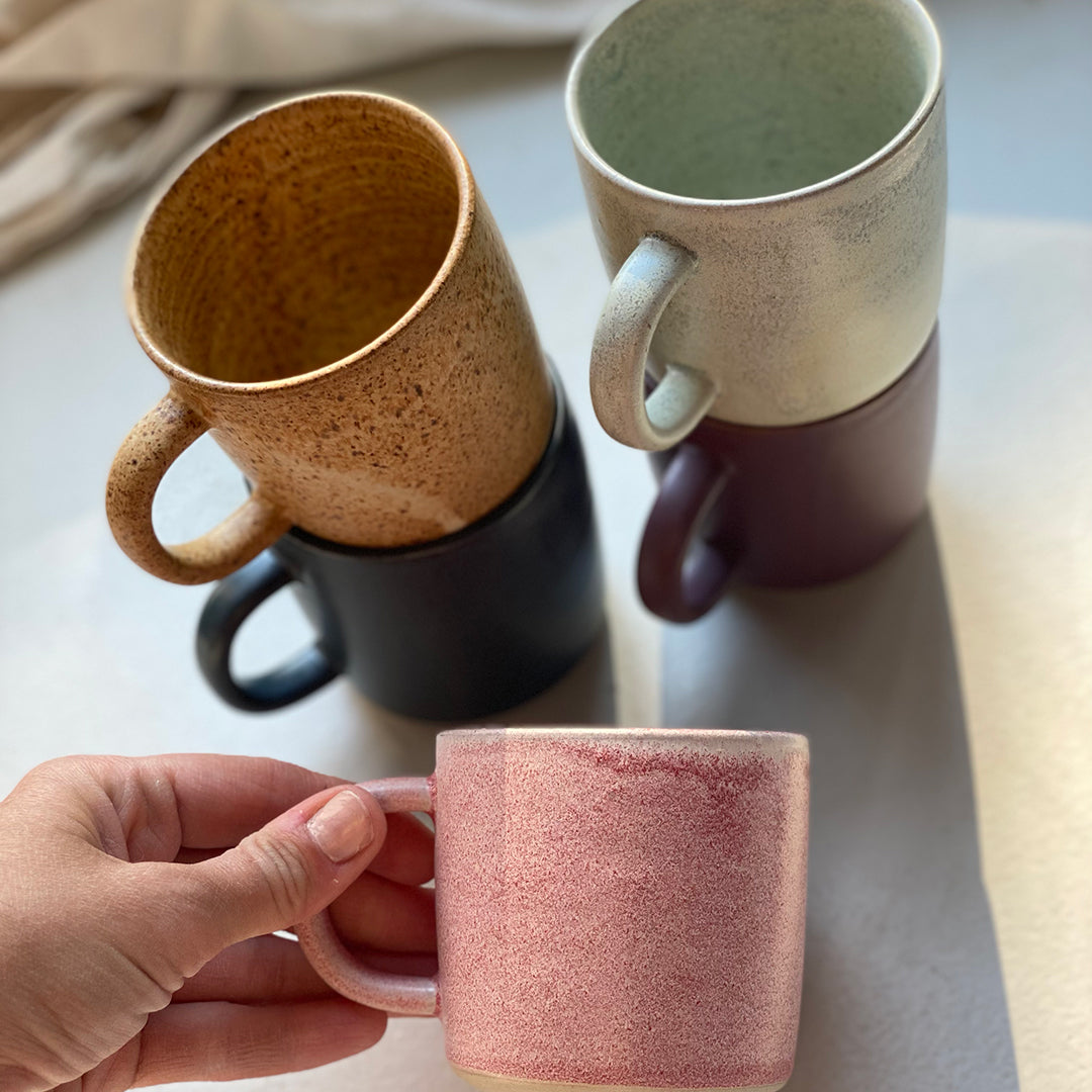 Keramik espresso kop rosa