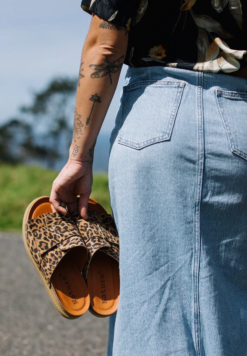 Katrine Slippers, Leopard, Nature Footware