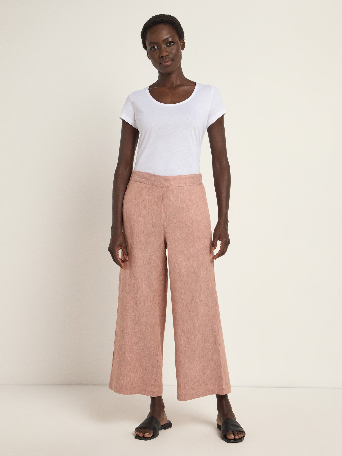 Culotte pants (hør/bomuld)