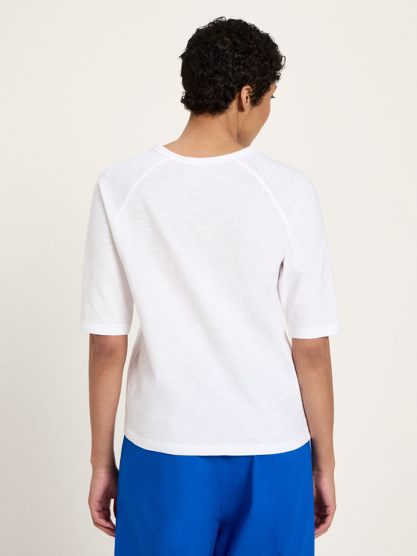 Tee med raglanærmer, White, Lanius