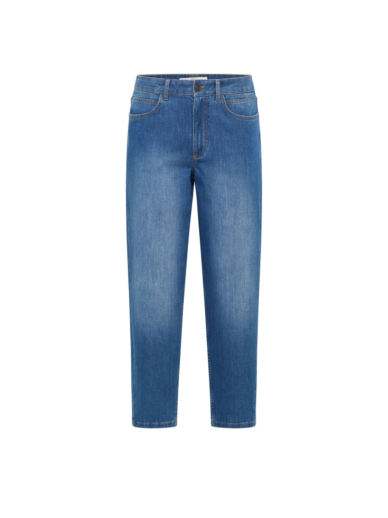 Tapered Jeans, Mid Blue Denim, Lanius