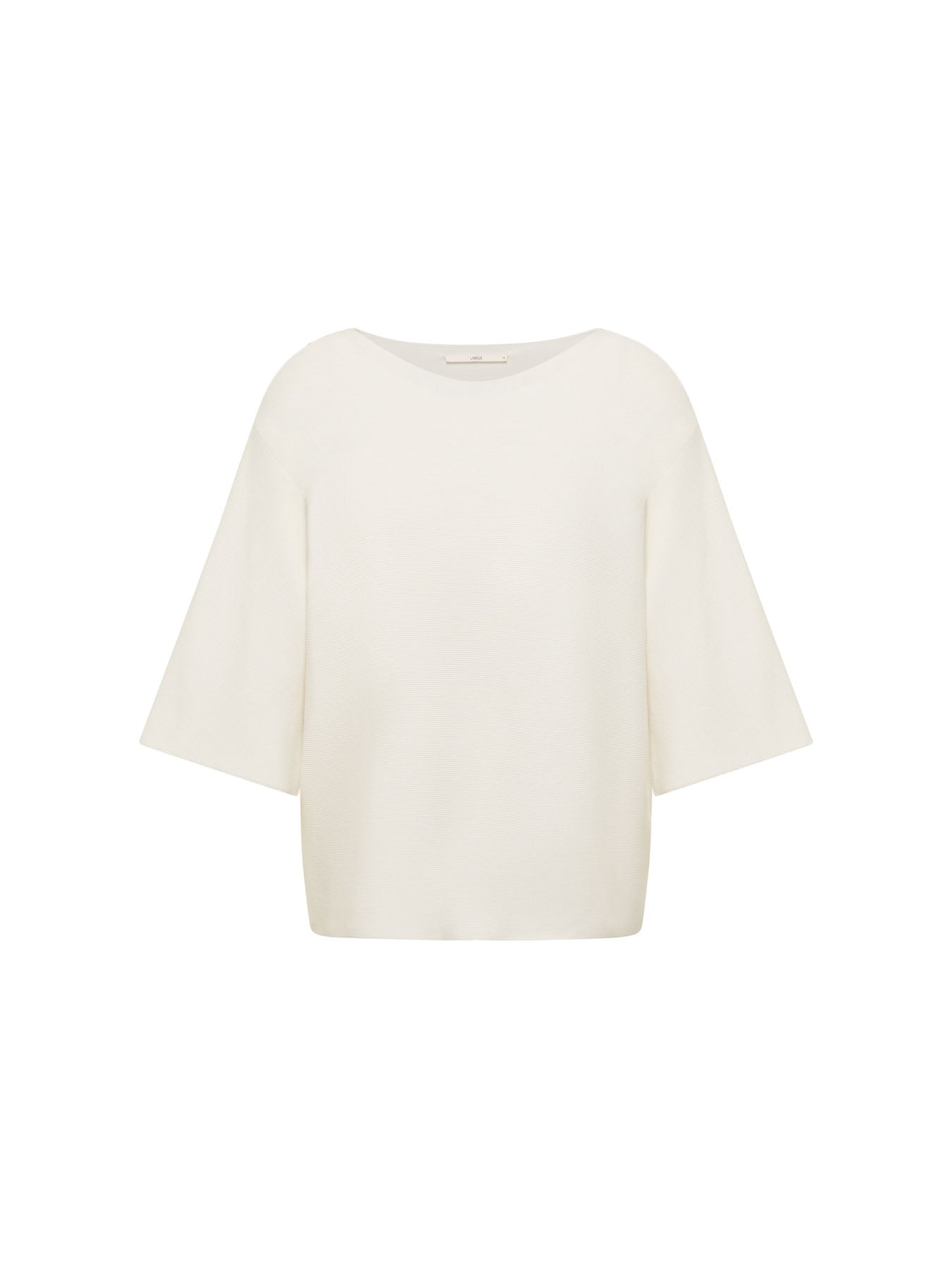 Strik med 3/4 ærme, Off White, Lanius