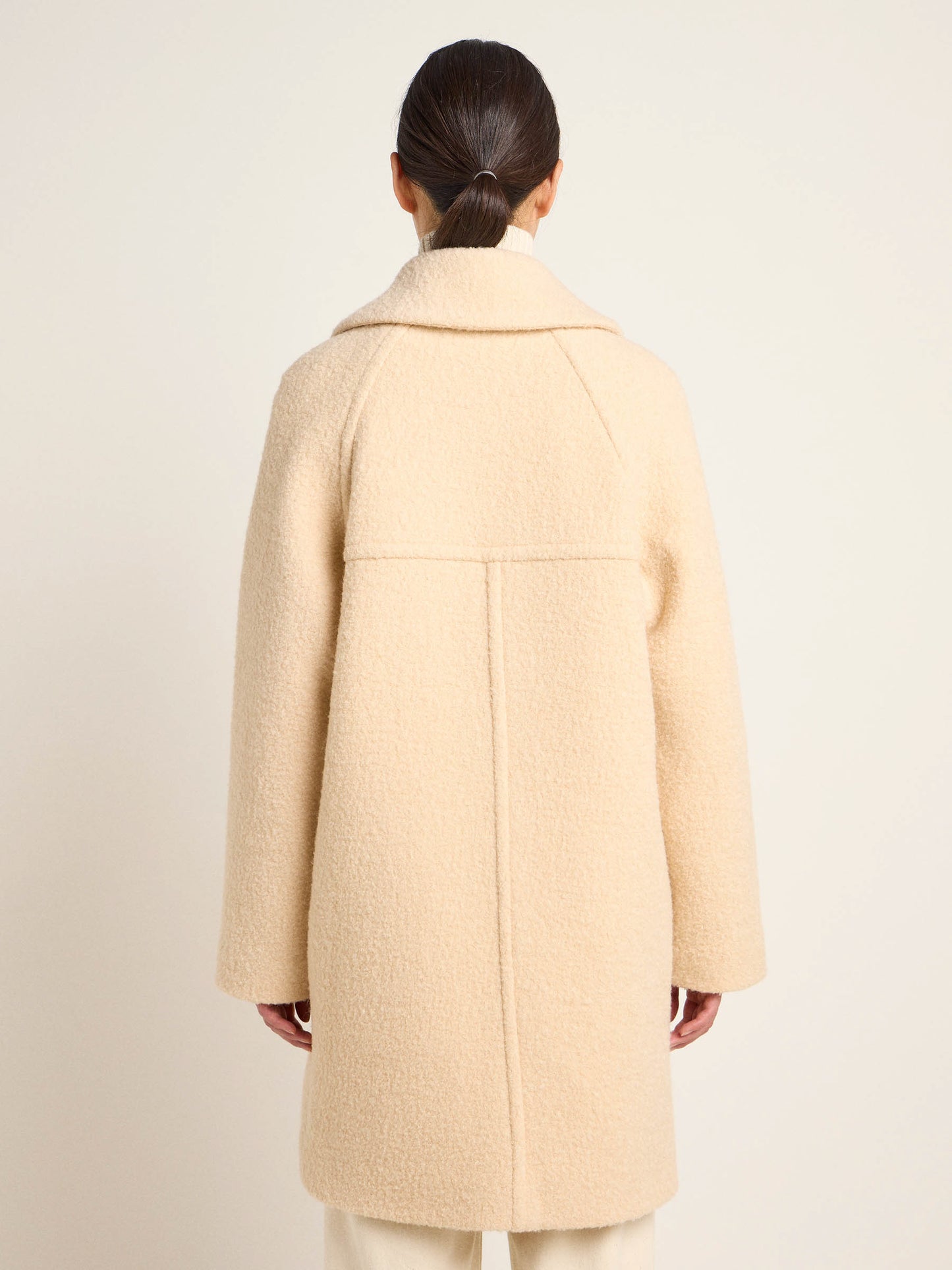 Jakke - organic wool (off white)