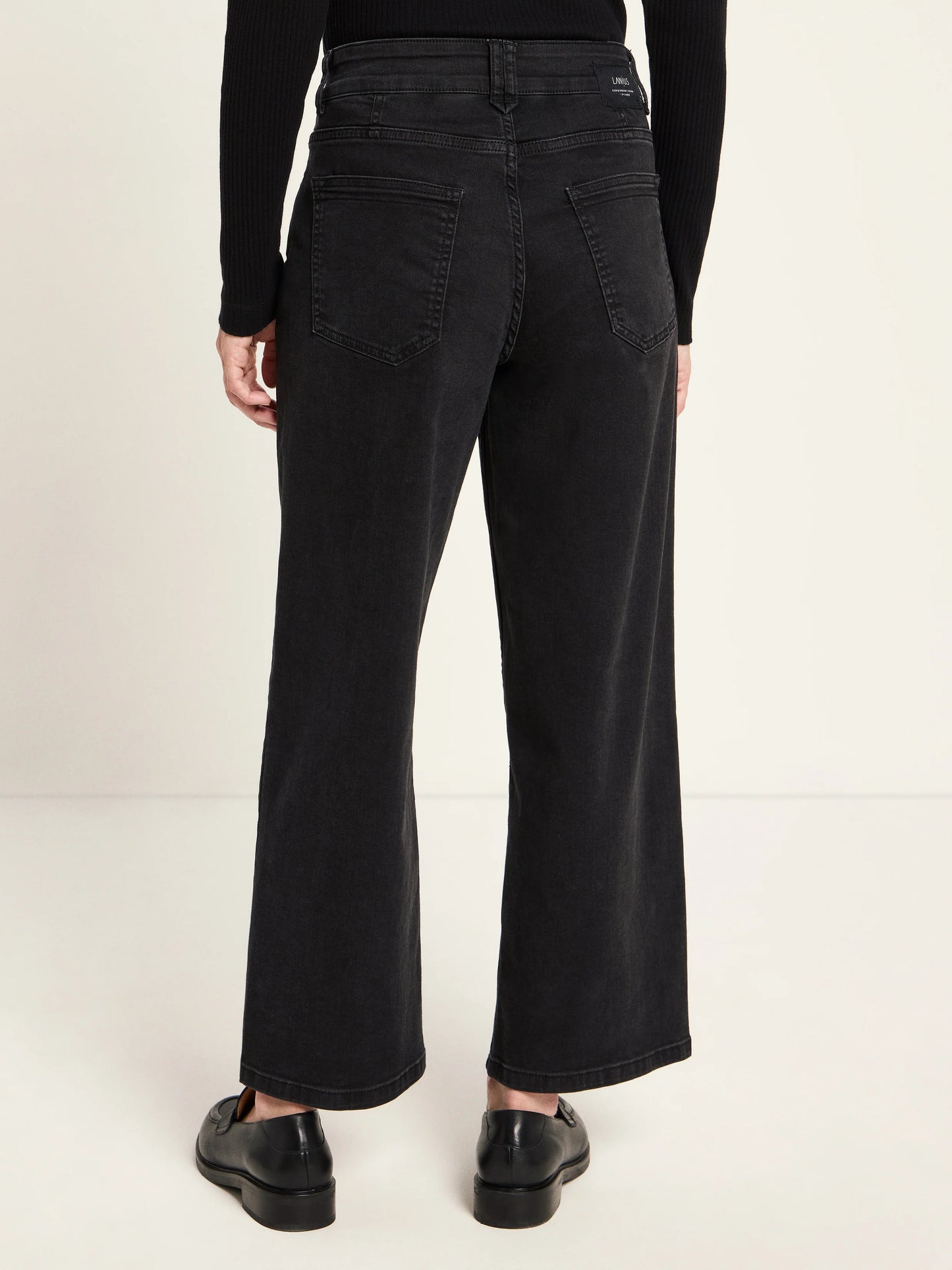 Cropped jeans (black)