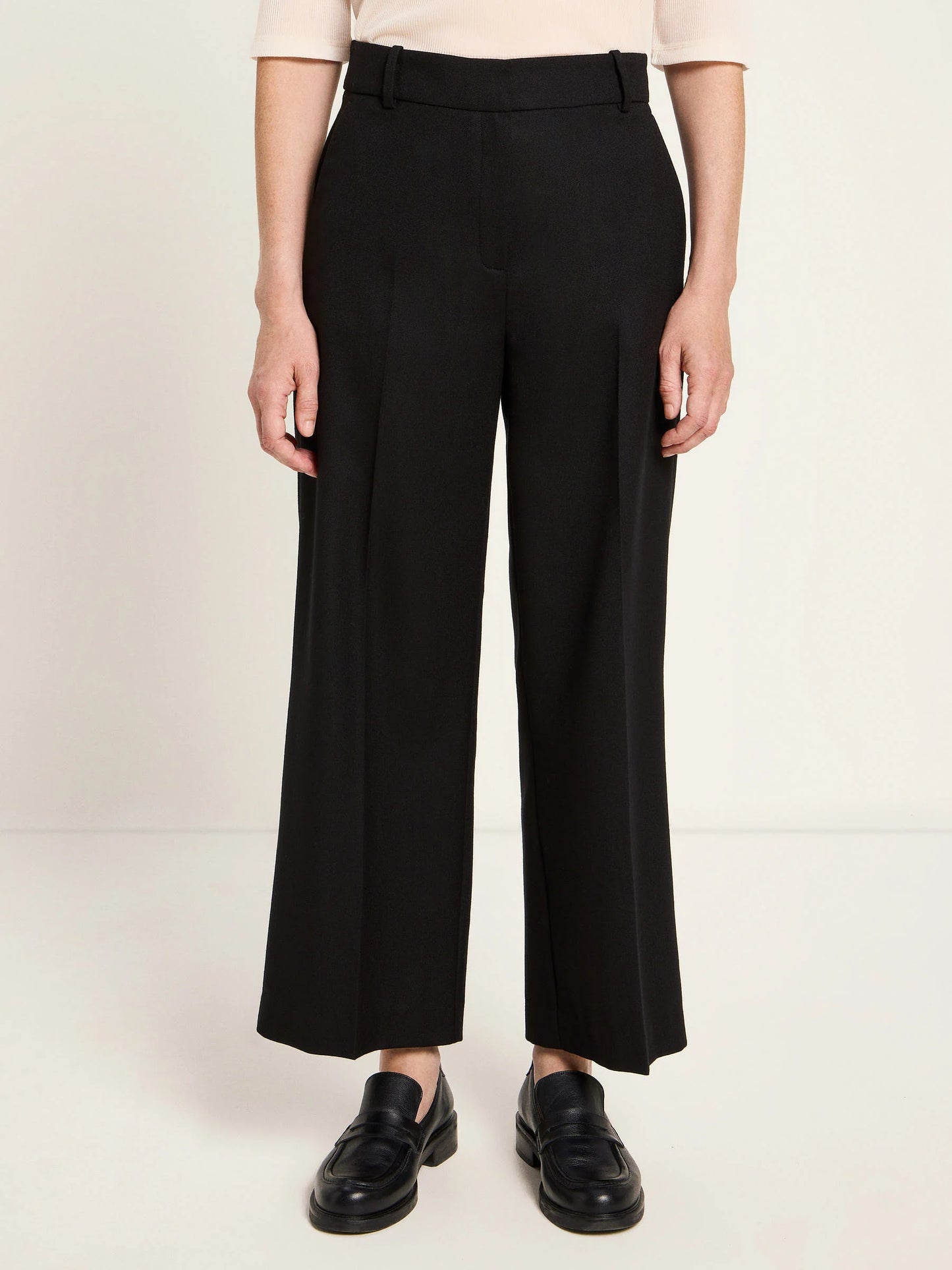 Cropped Buks, Wool, Black, Lanius