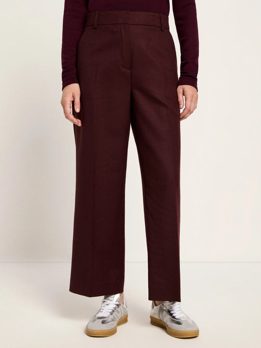 Cropped Buks, Wool, Bordeaux, Lanius