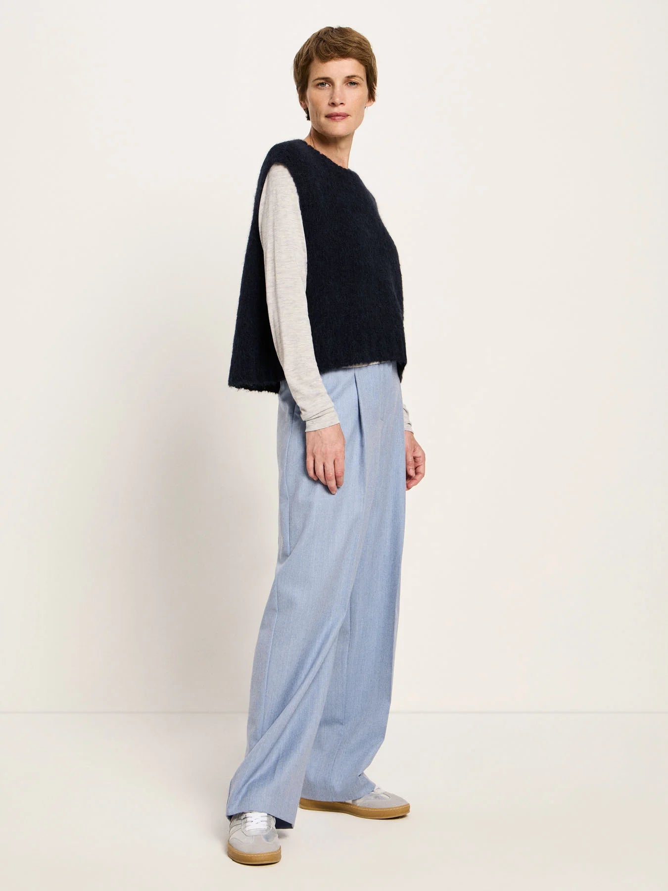 Vest, Wool, Midnight, Lanius