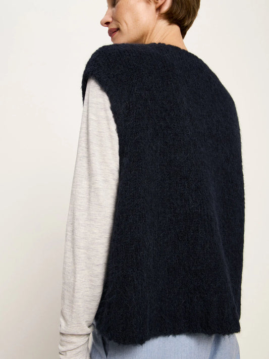 Vest, Wool, Midnight, Lanius