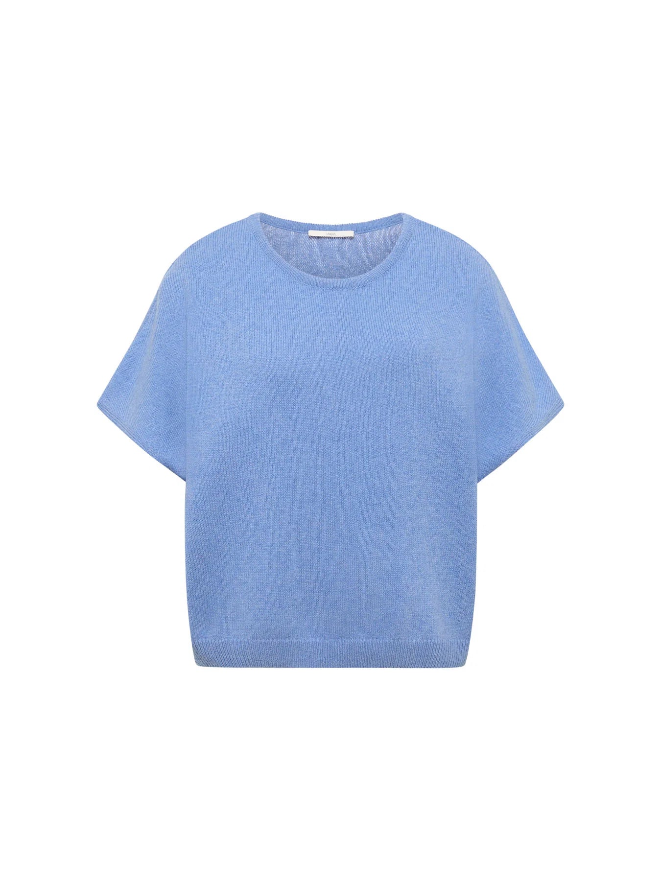 Sweater Vest Wool, Light Blue Melange, Lanius