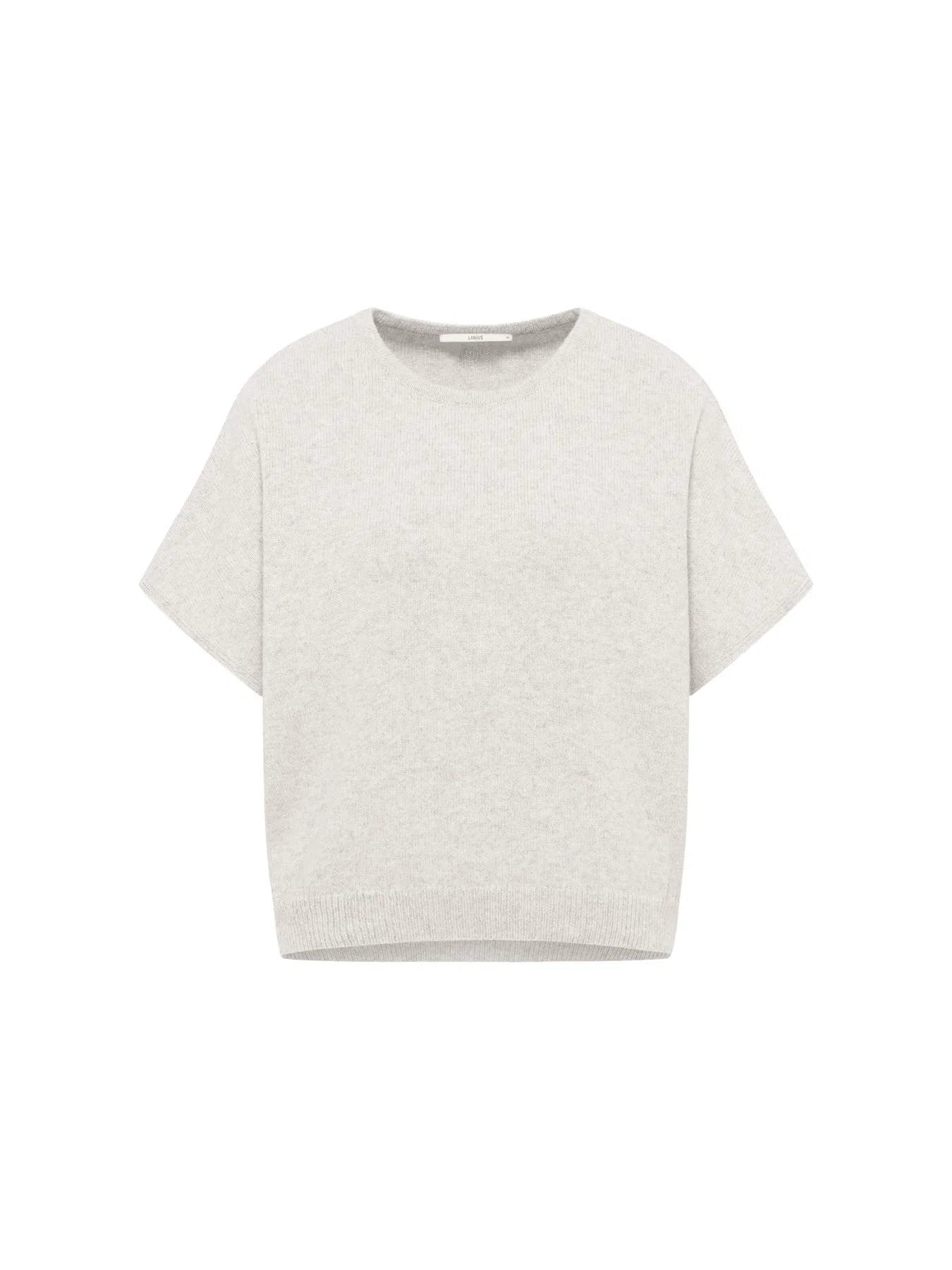 Sweater Vest Wool, Grey Melange, Lanius