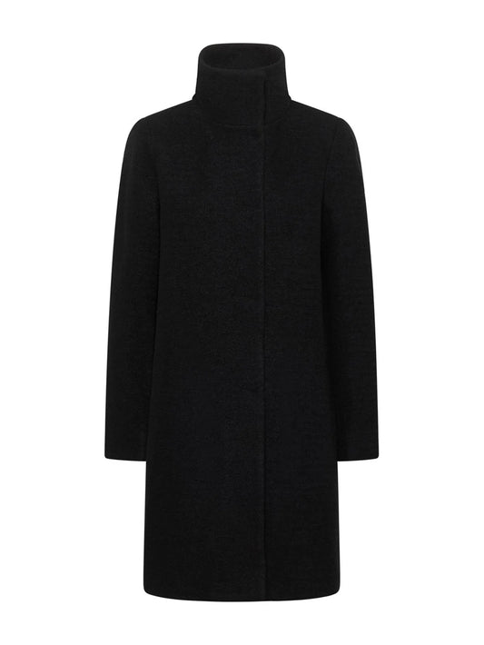 Frakke, Wool, Black, Lanius
