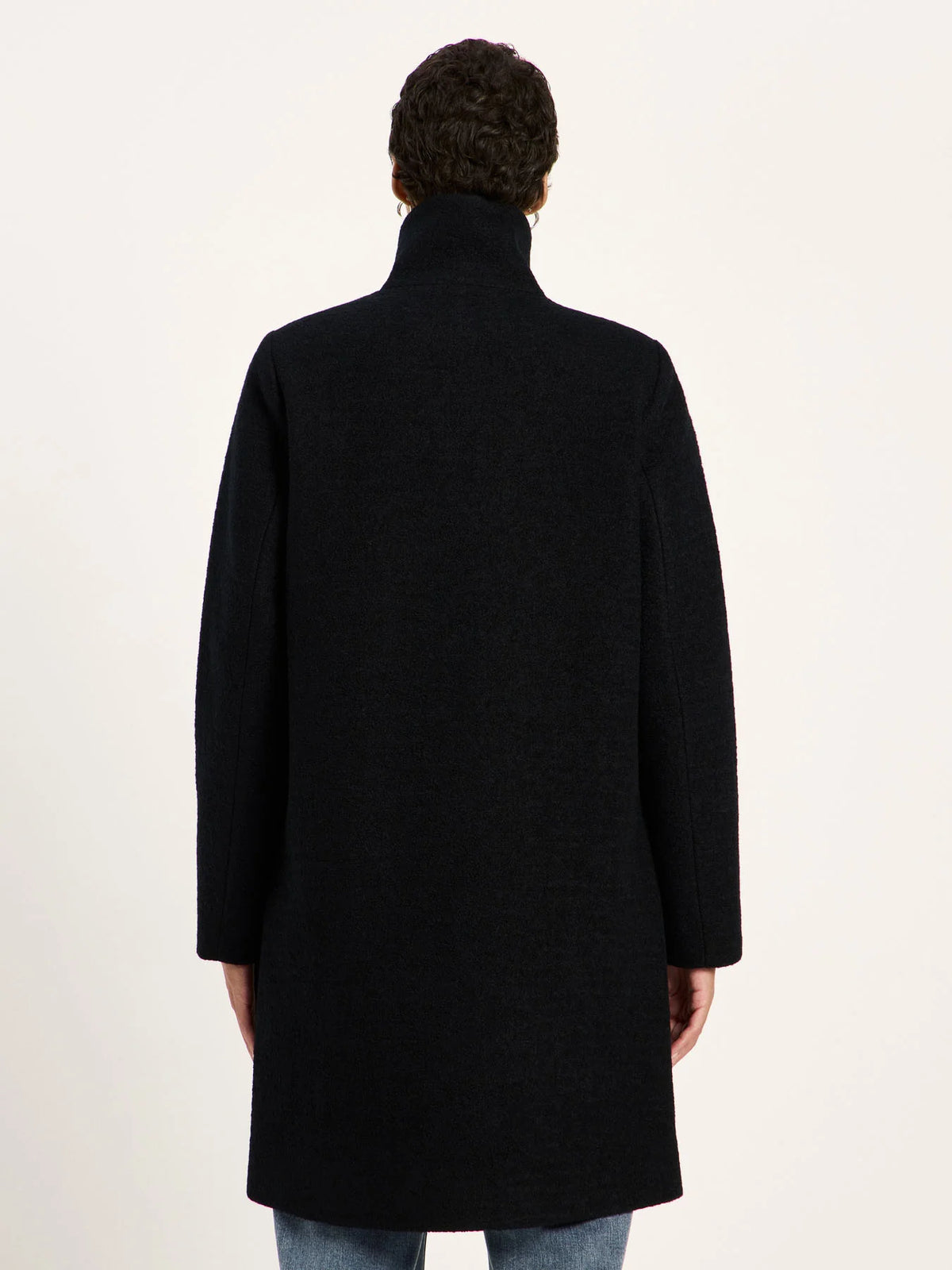 Frakke, Wool, Black, Lanius
