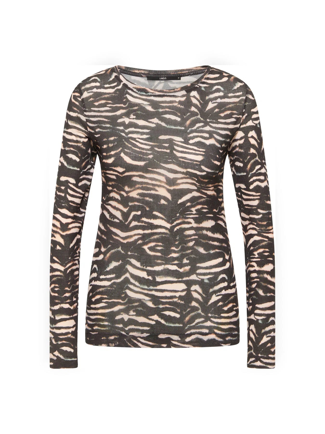 Bluse, Tencel, Animal Stripe Rose, Lanius