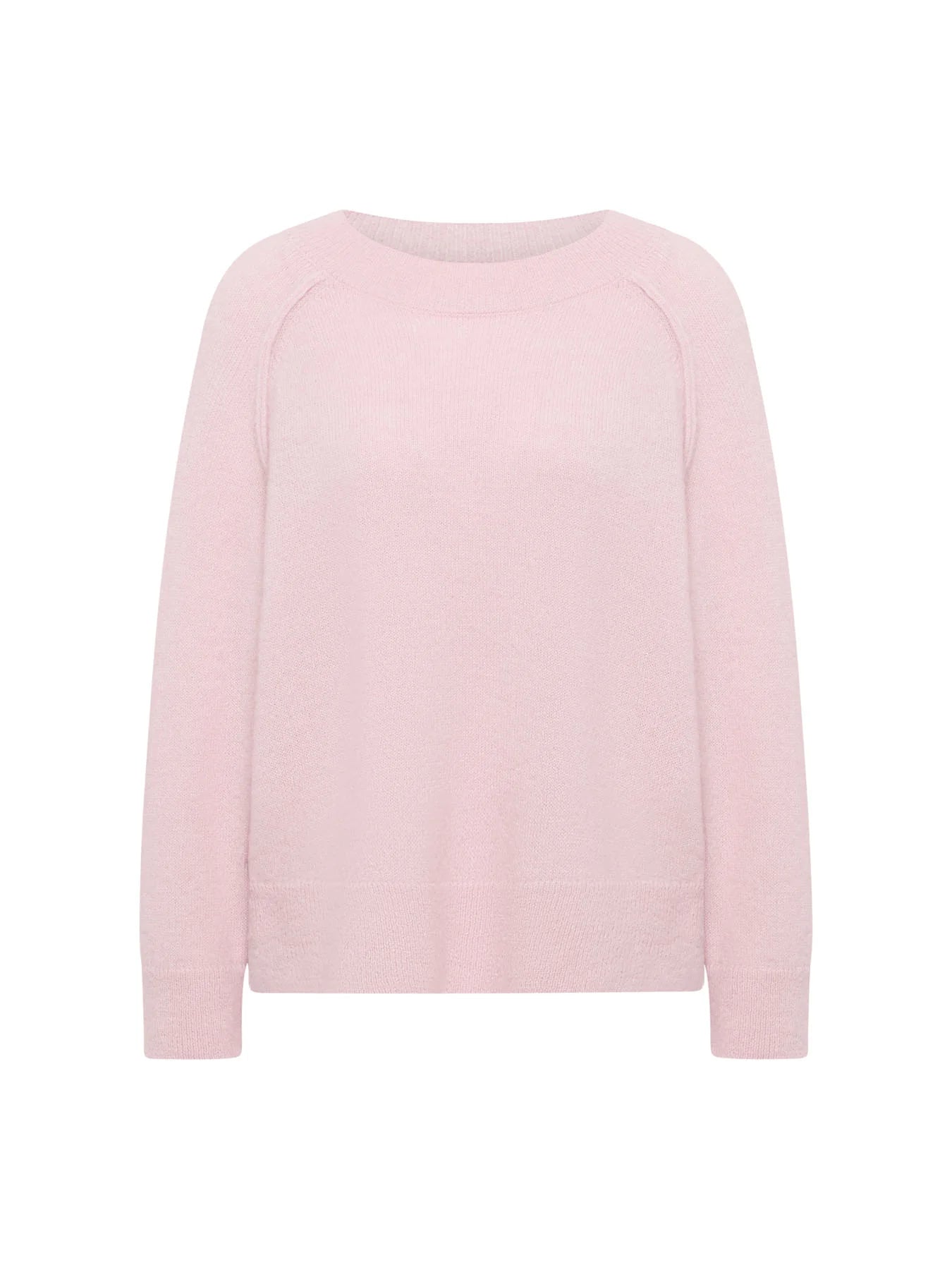 Raglan Sweater Wool, Rose, Lanius