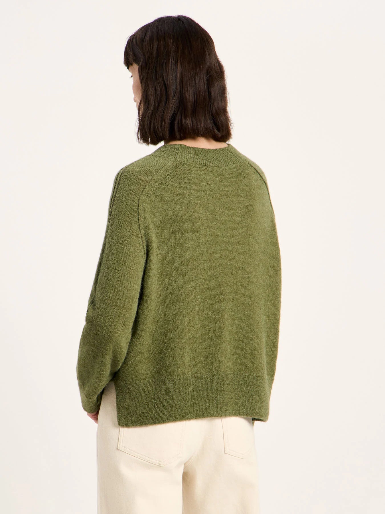 Raglan Sweater Wool, Garden Green, Lanius