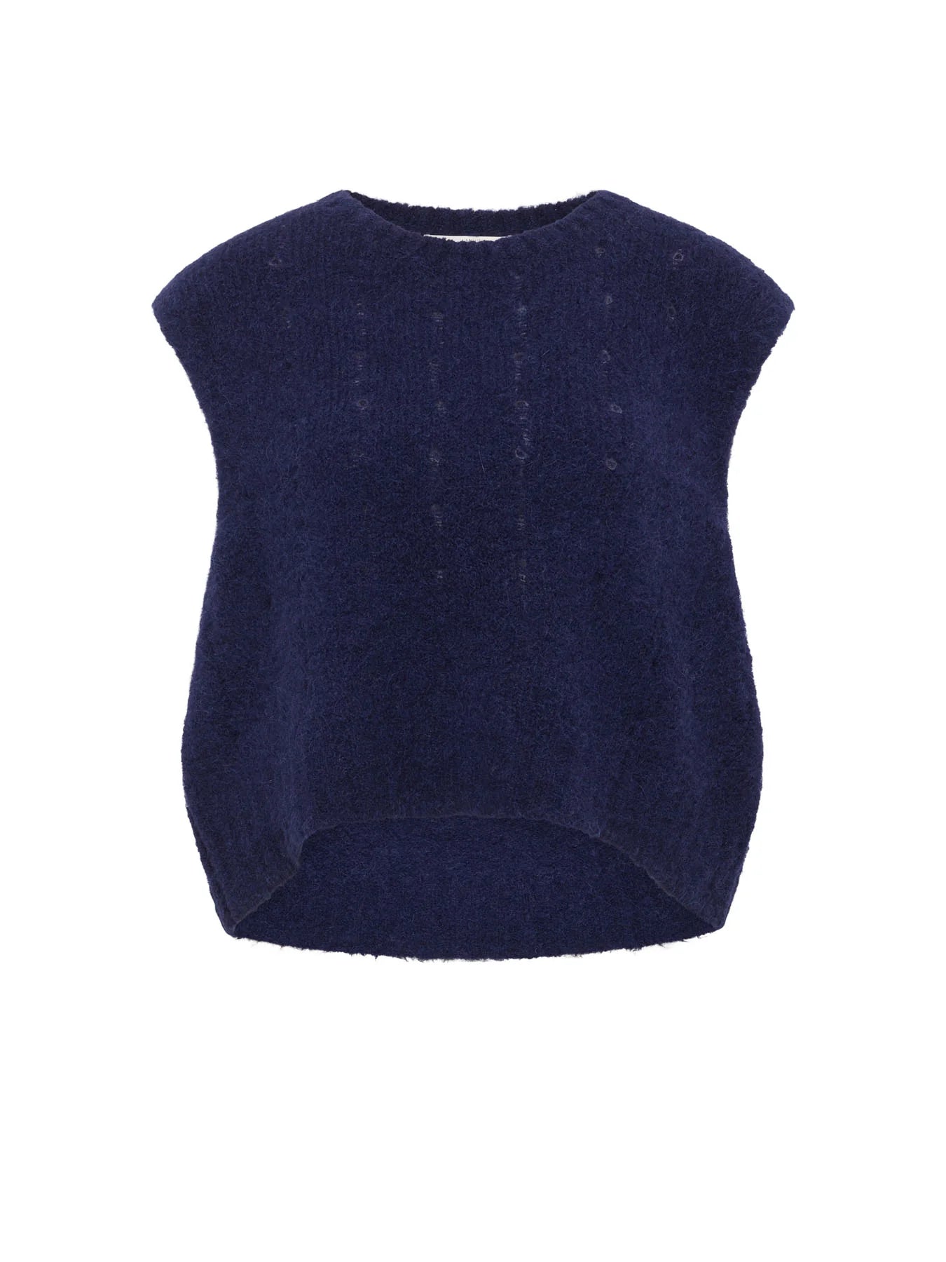 Vest, Wool, Violet, Lanius