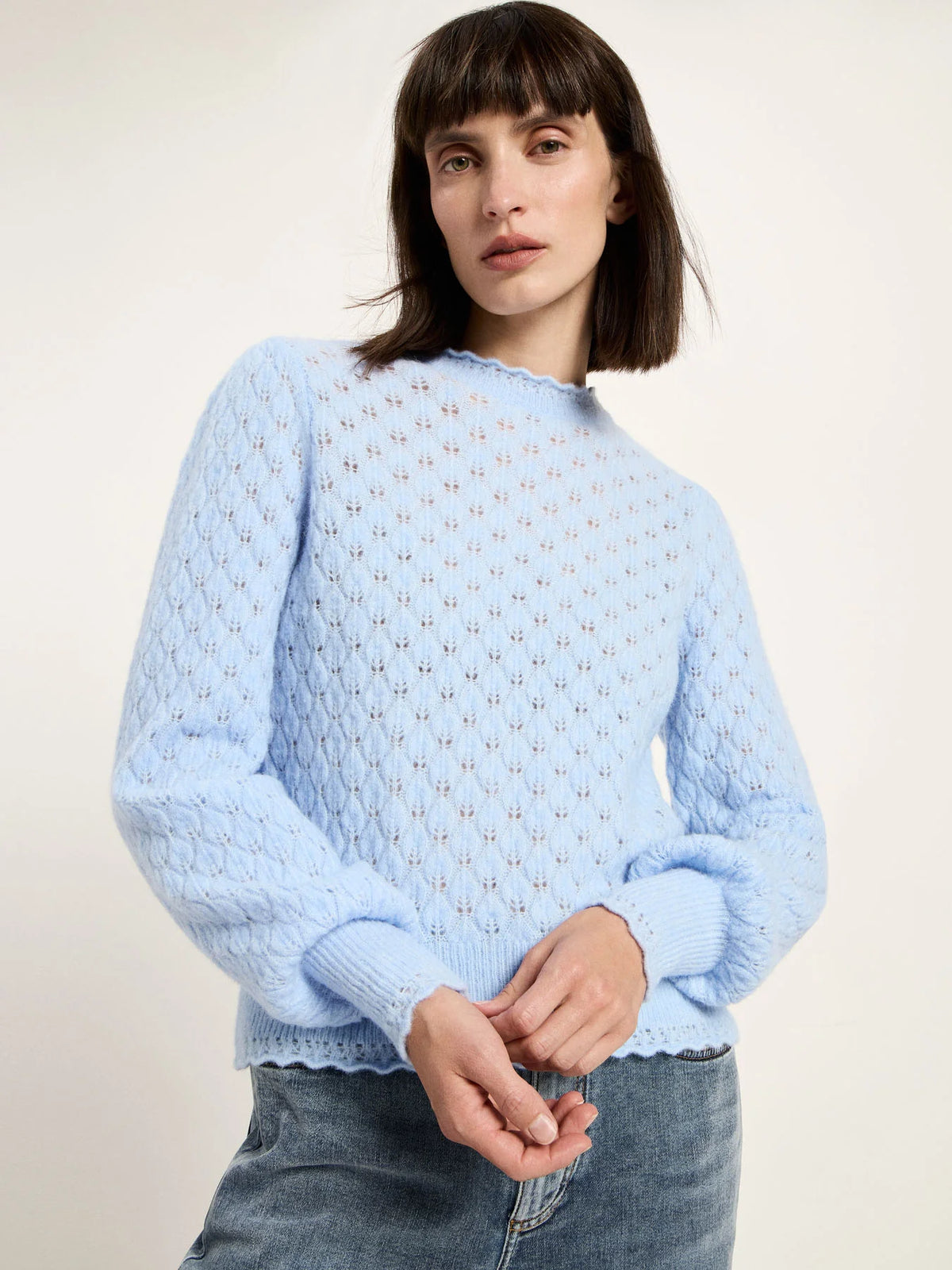 Ajour Sweater Wool, Skyway, Lanius