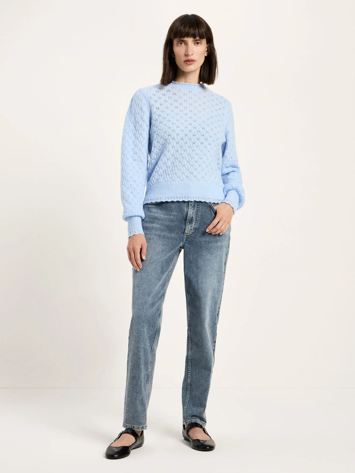 Ajour Sweater Wool, Skyway, Lanius