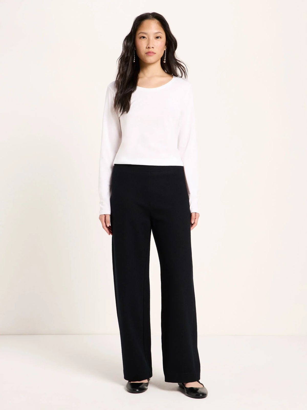 Cropped Buks, Uld, Black, Lanius