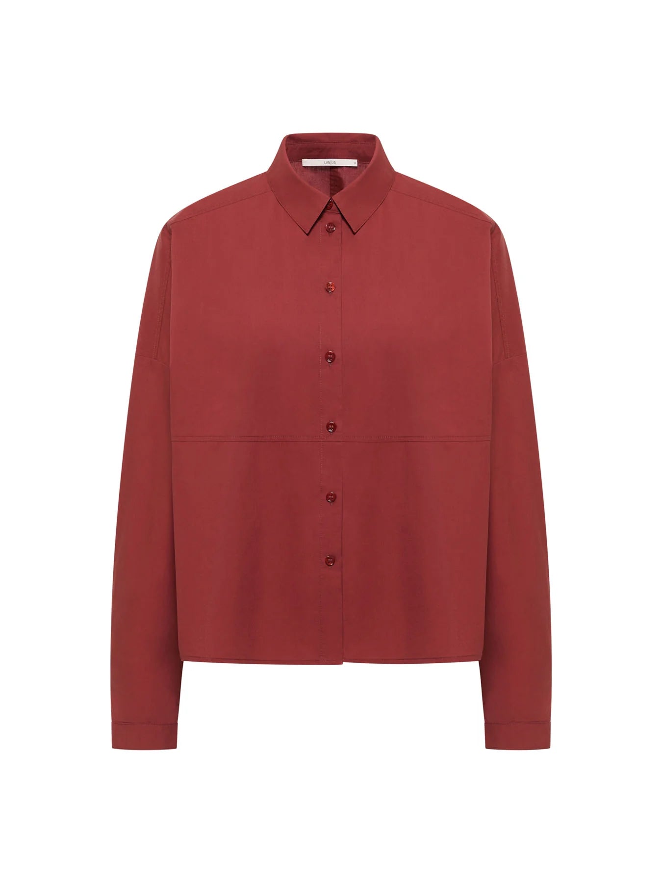 Skjorte Oversized, Red Mahogany, Lanius