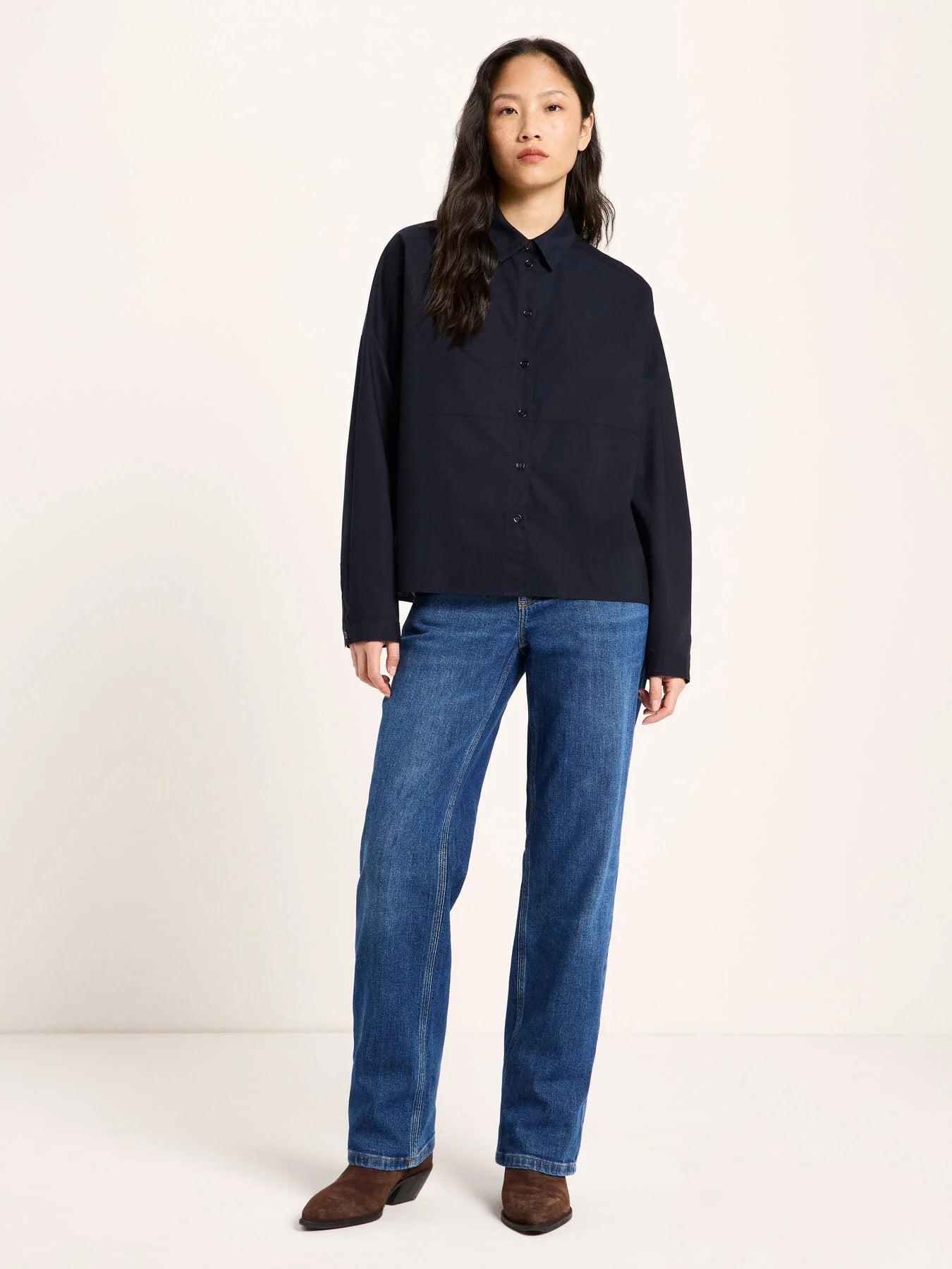 Skjorte Oversized, Midnight, Lanius