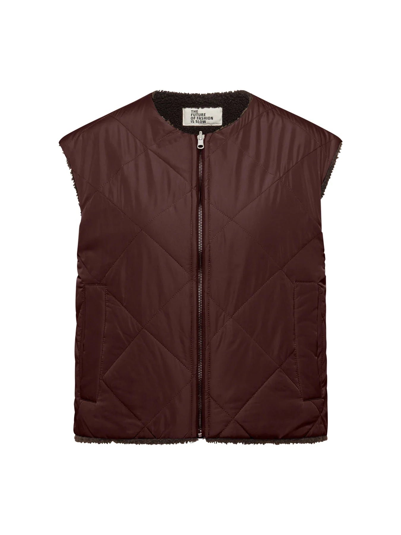 Vendbar Teddy Vest, Bitter Chocolate, Lanius