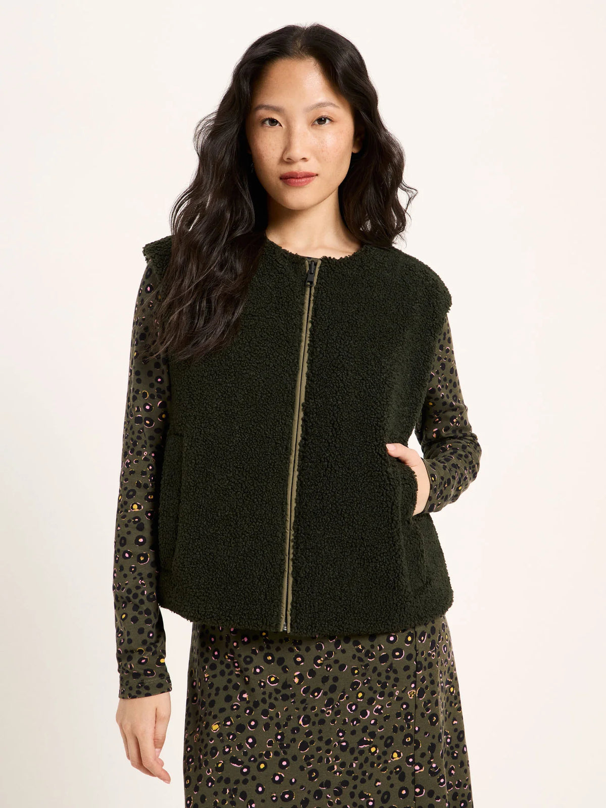 Vendbar Teddy Vest, Turtle, Lanius