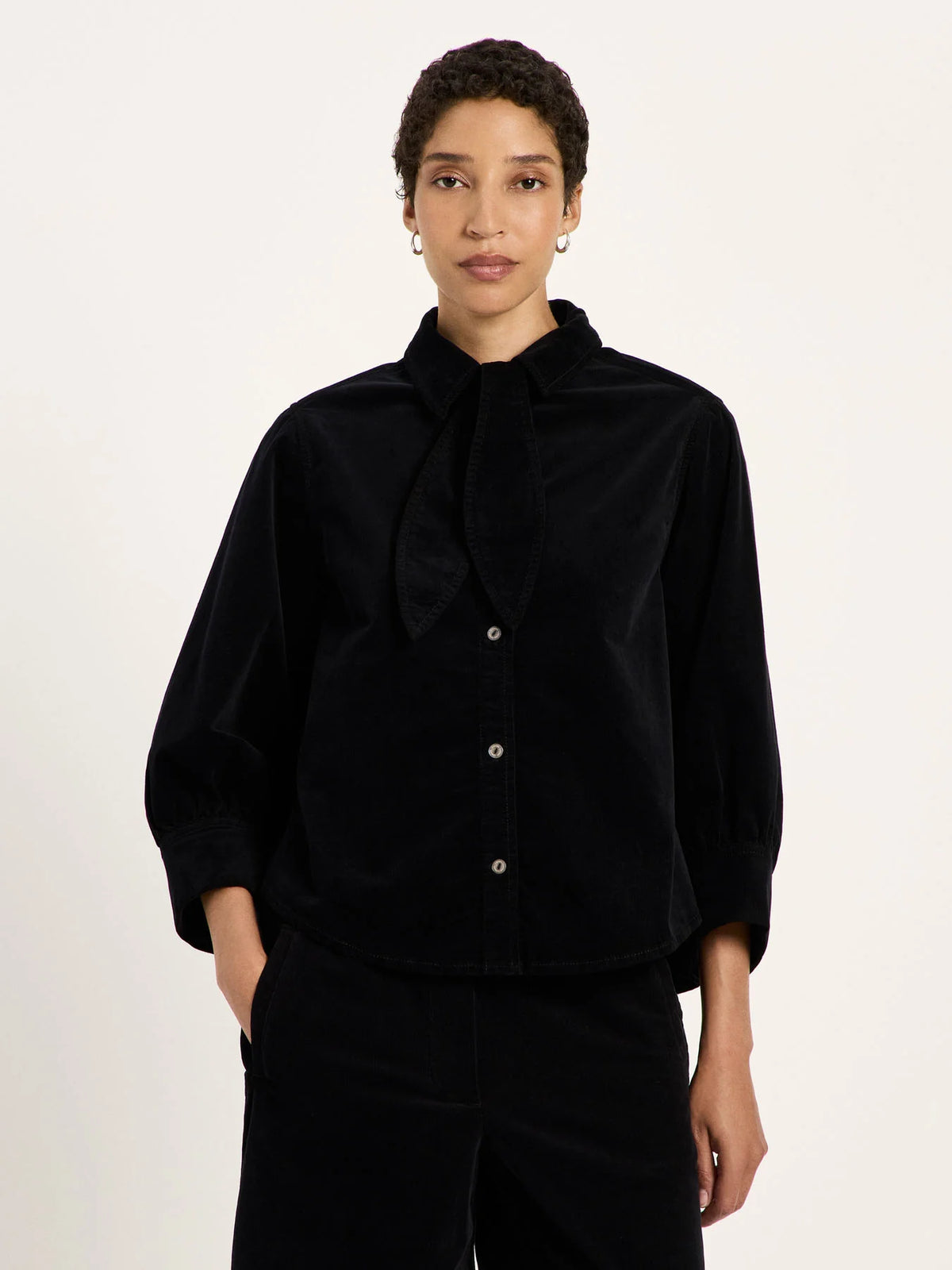 Fløjlsskjorte, Black, Lanius