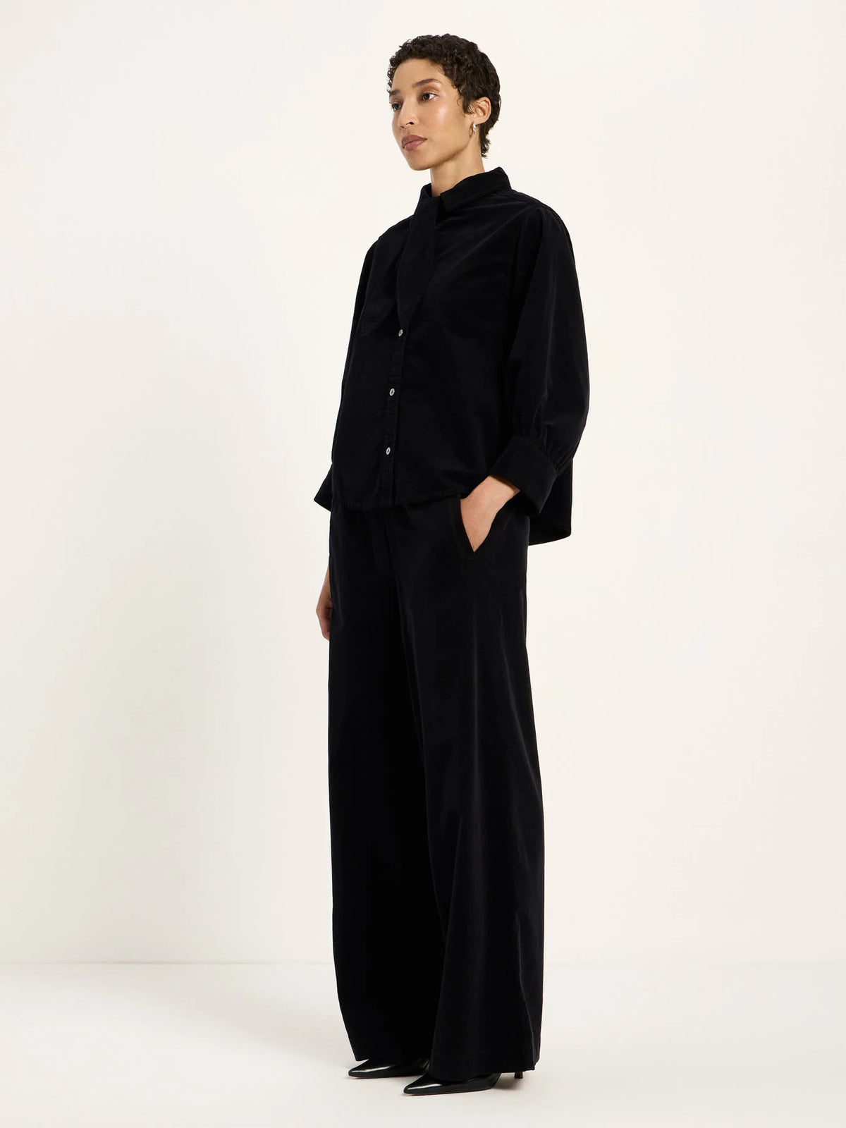 Fløjlsskjorte, Black, Lanius