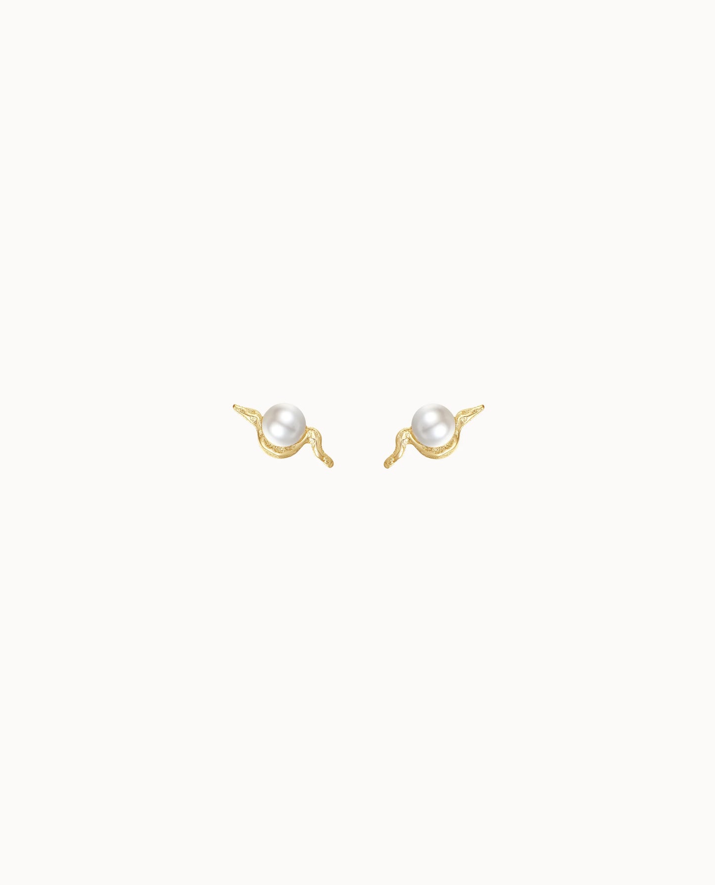 Lazuli Petite Studs, Gold Plated, Nava