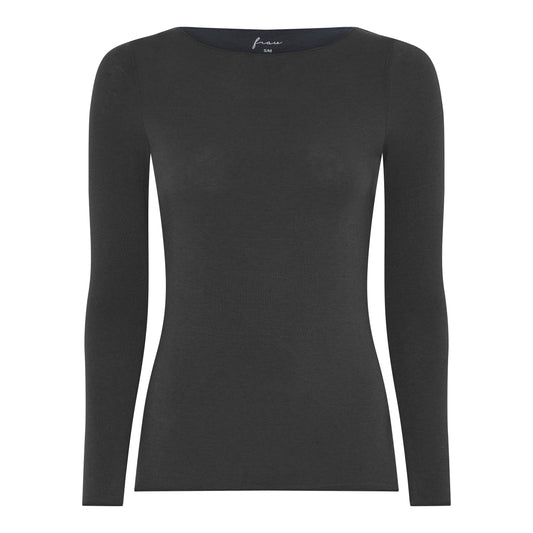 Lima Cashmere Boatneck ls Top India ink