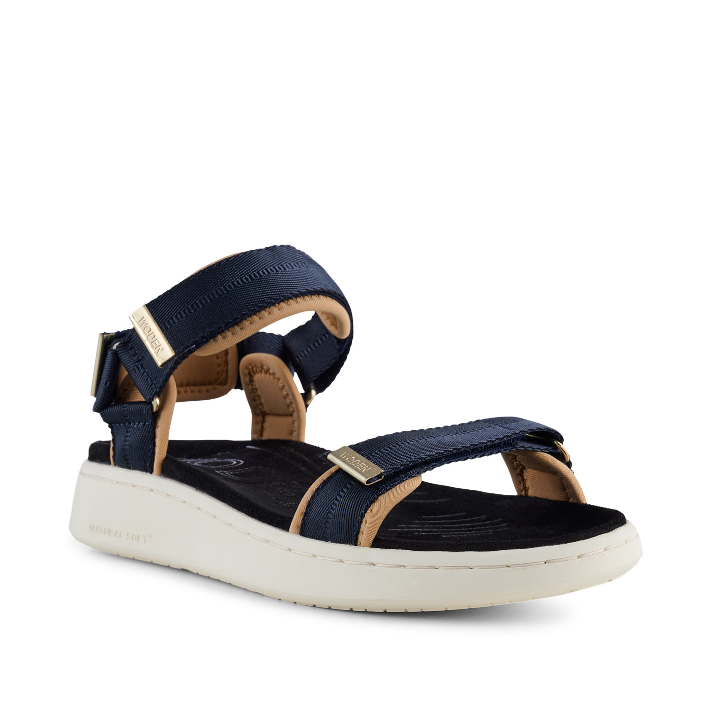 Line sandal Navy blå