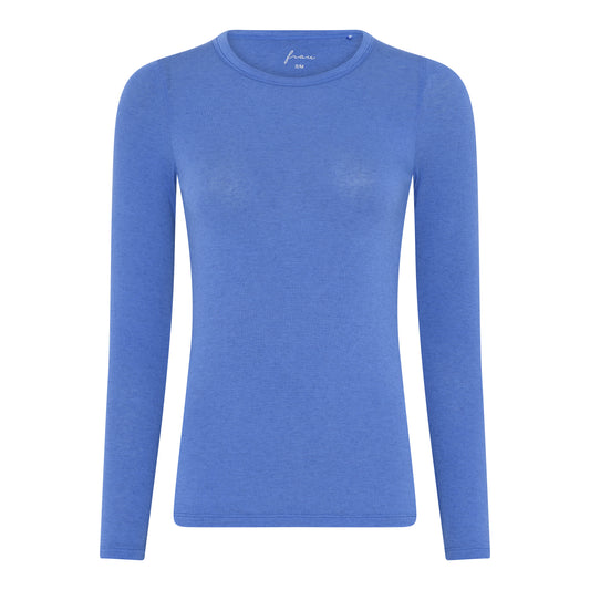 Blå Cashmere bluse