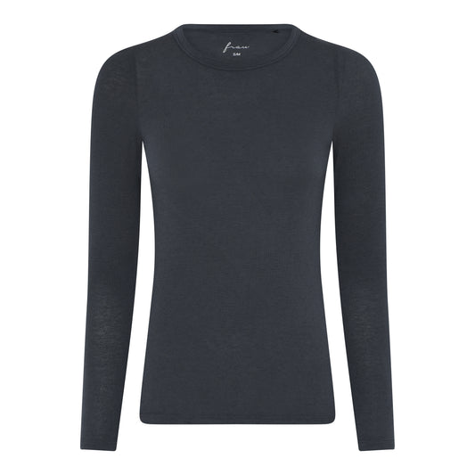 Cashmere Bluse mørkeblå
