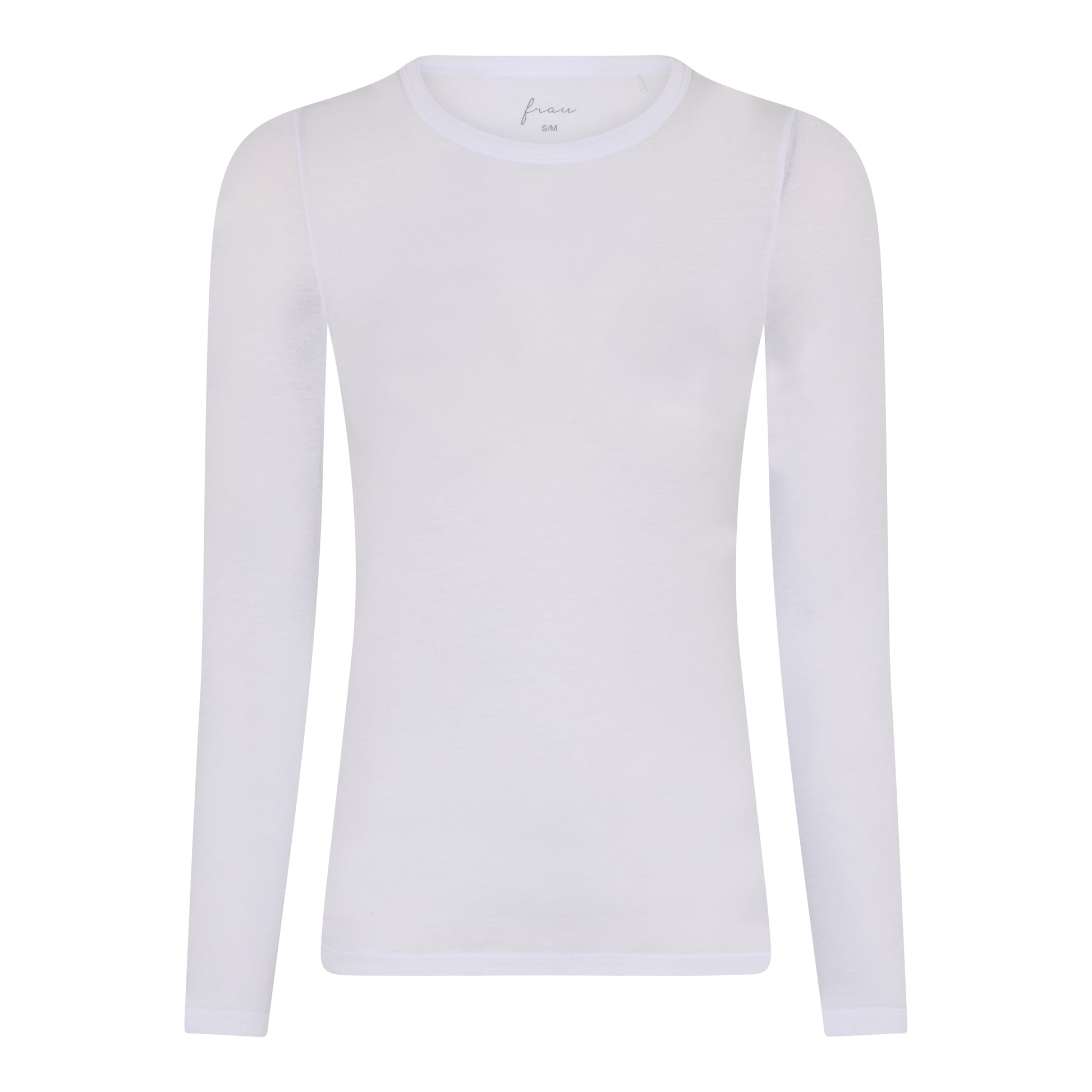Lucca LS O-Neck Cashmere Bright White