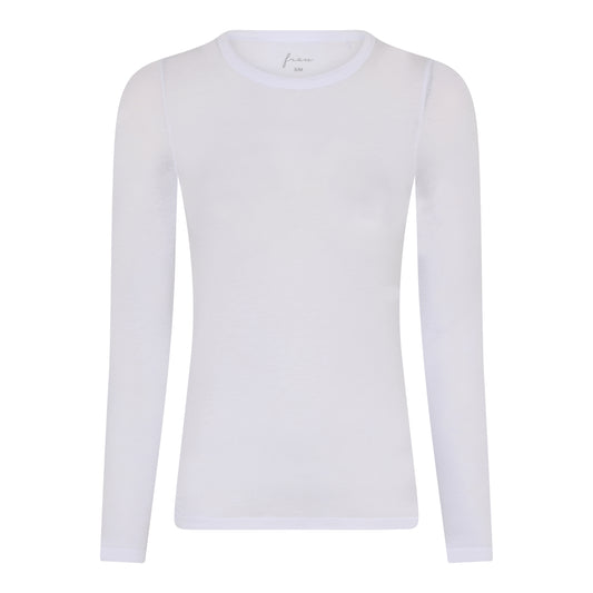 Lucca LS O-Neck Cashmere Bright White