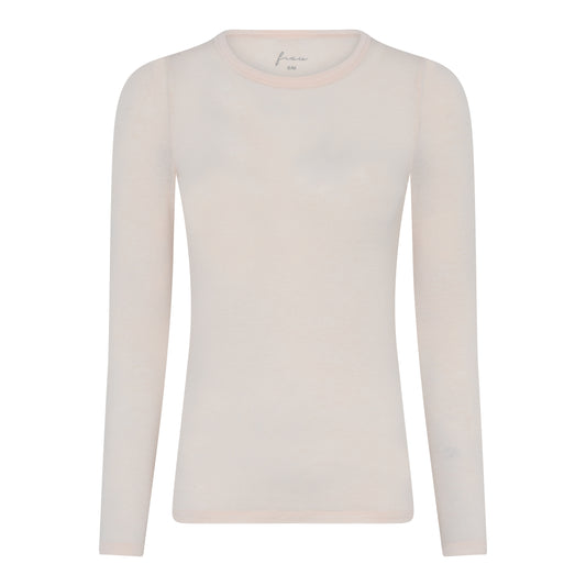 Cashmere Bluse svag lyserød