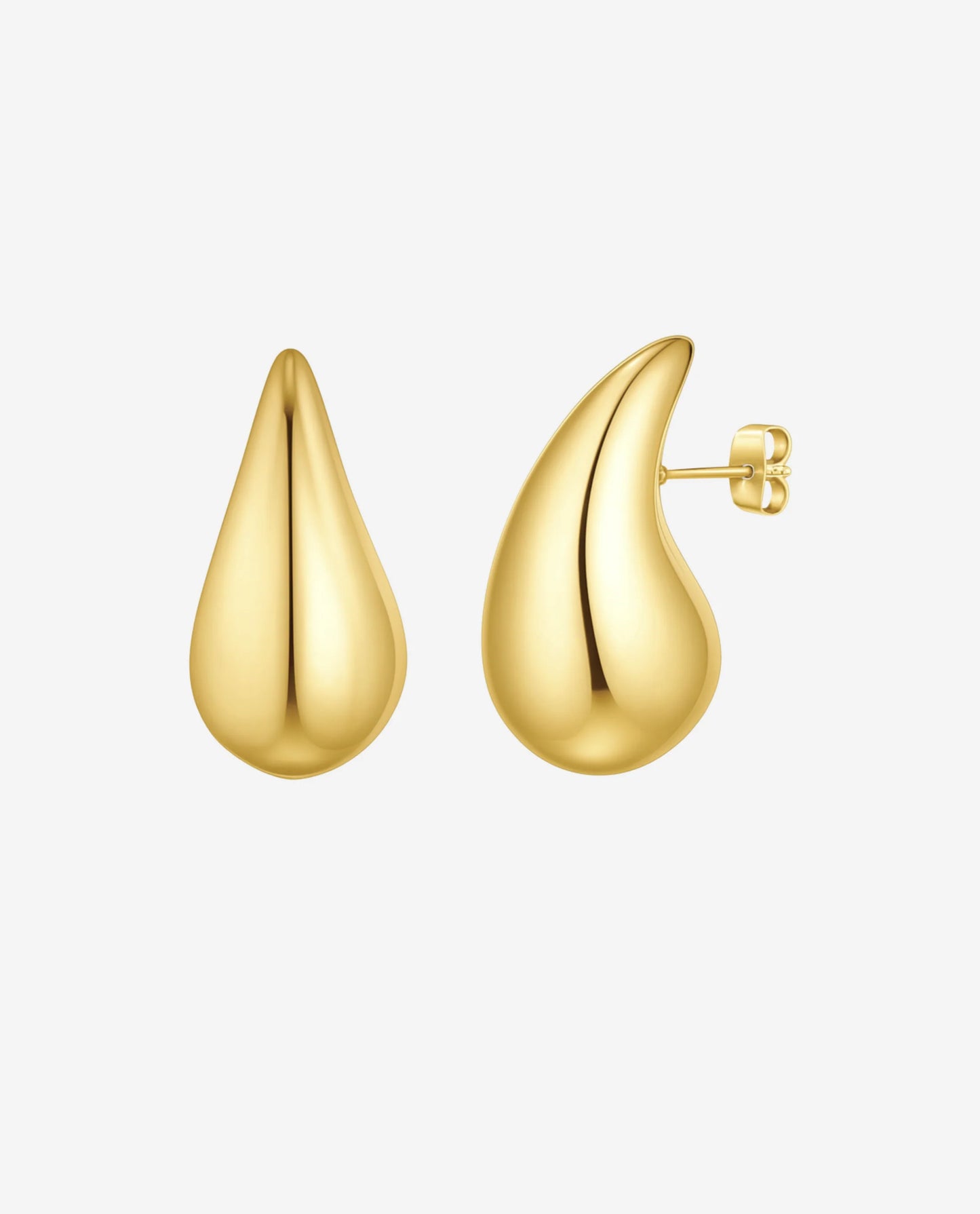 Luma Drop Earrings, Vandfast, Gold Plated, Nava