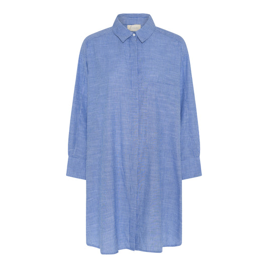 Lyon LS Long Shirt Medium Blue Stripe