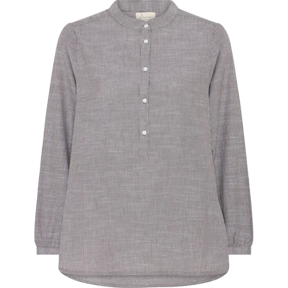 Madrid Shirt (coffee quartz stripe)