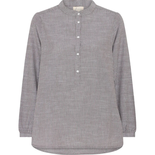 Madrid Shirt (coffee quartz stripe)