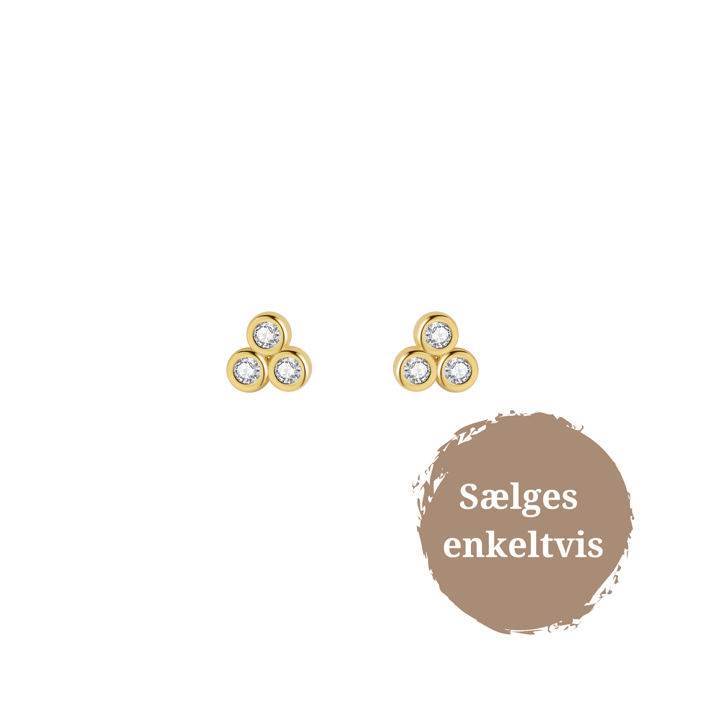 Mina Petite Studs / Gold Plated