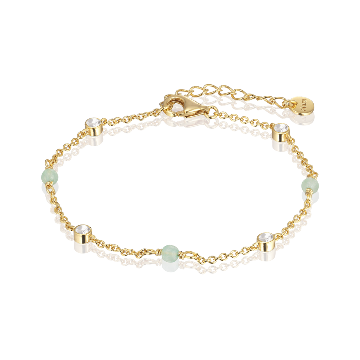 Ocean Bracelet 15, Forgyldt, Alura Copenhagen