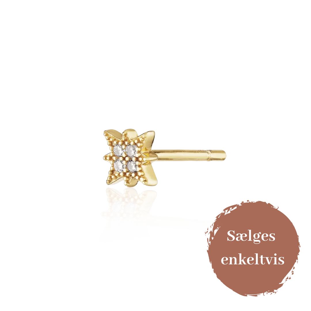 Venus Earstud 09, Forgyldt, Alura Copenhagen
